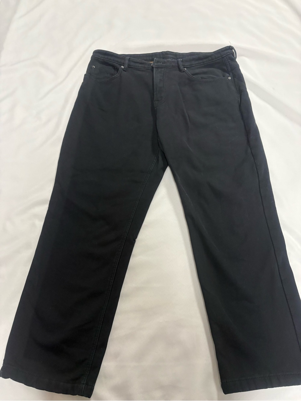 Caterpillar Men's Black Relaxed-Fit Jeans